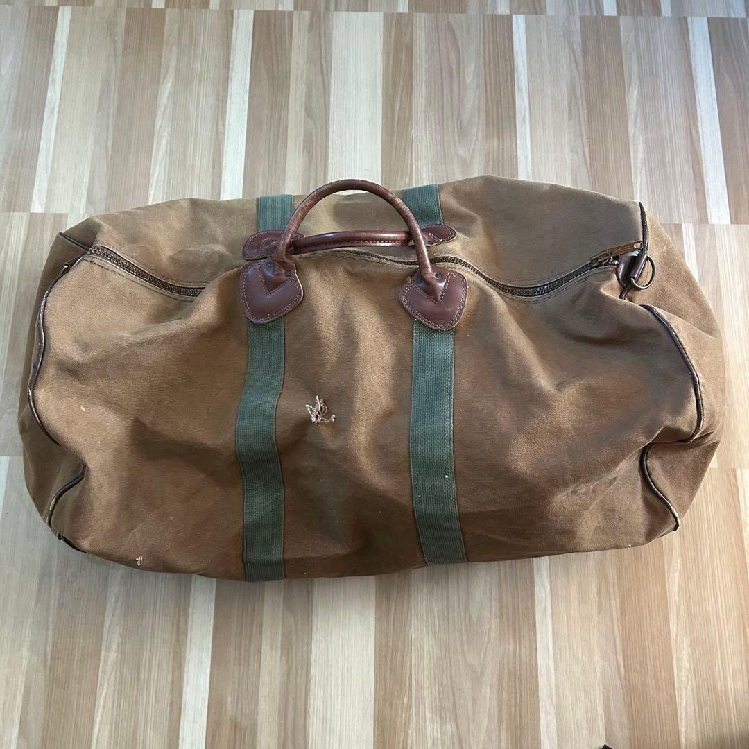 7080s LL.BEAN Boston bagレザーハンドル ギザタグワッペン