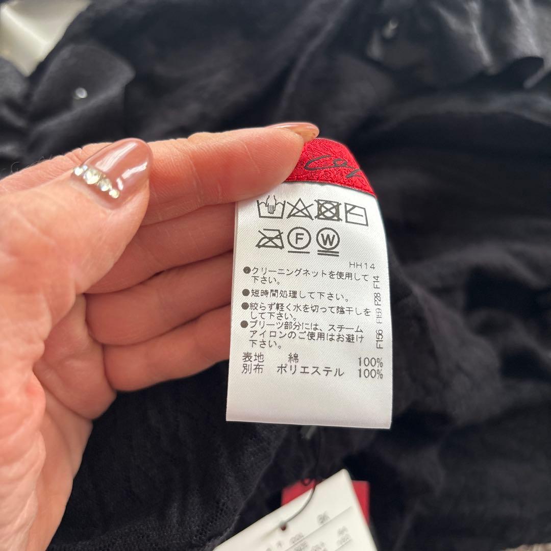 未使用ノコオーノ❤️90%オフ以上 黒 フラワーモチーフ テーラードジャケット M