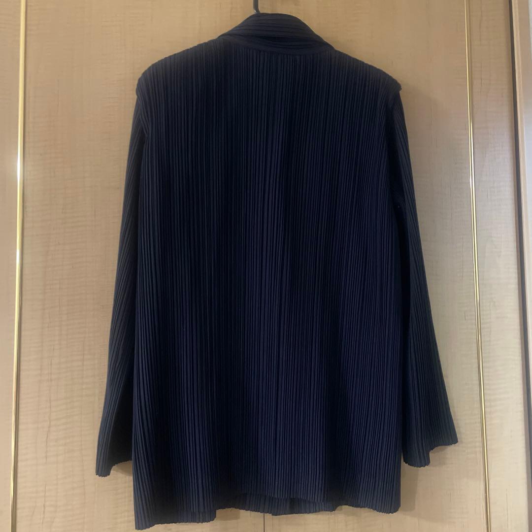 【洗濯機可】ISSEY MIYAKE /イッセイ ミヤケ　プリーツジャケット