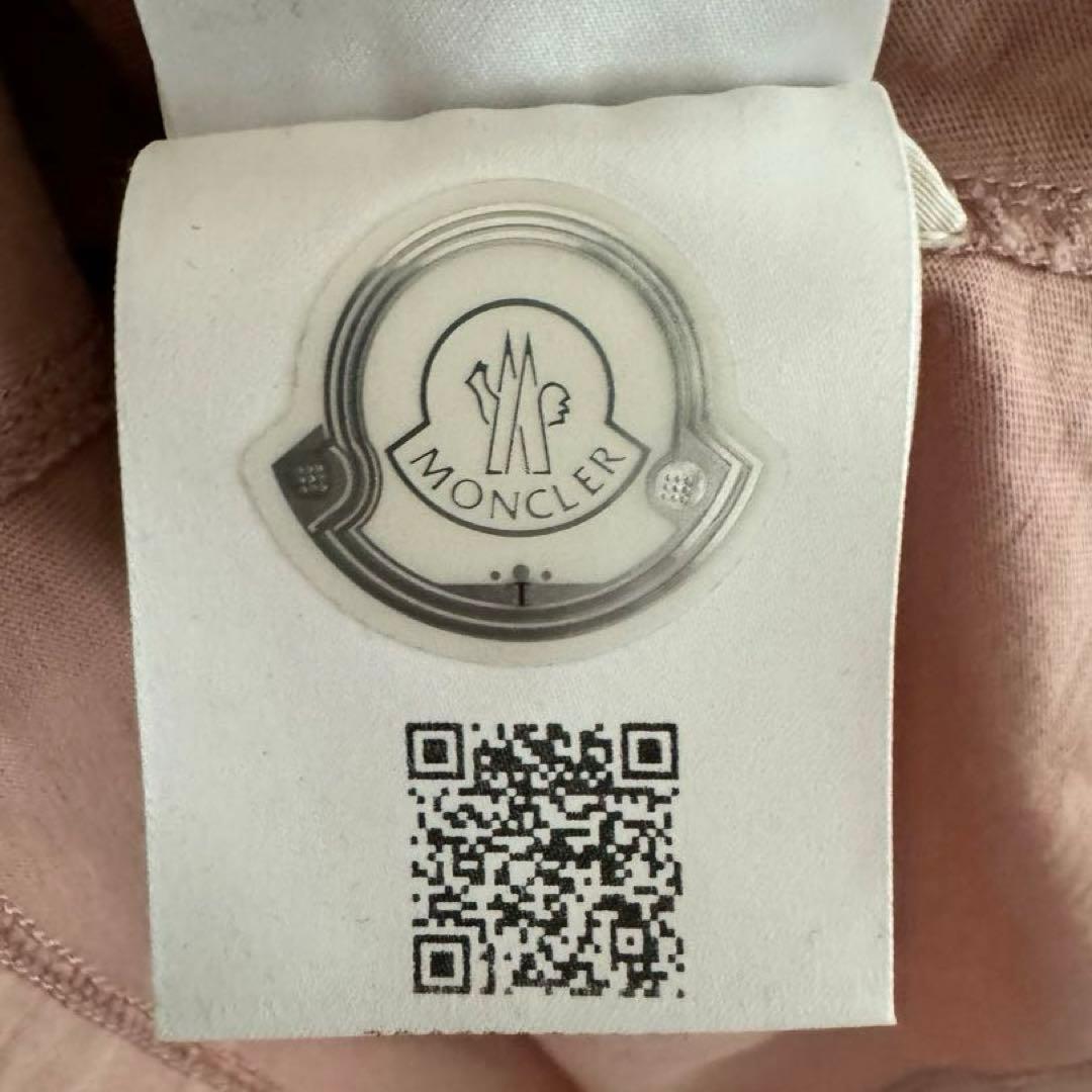 MONCLER モンクレール　半袖 Tシャツ　サーモンピンク　sサイズ