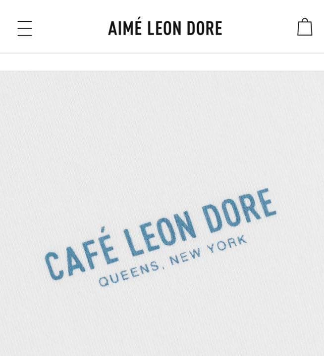 aime leon dore cafe Tシャツ 新品未使用