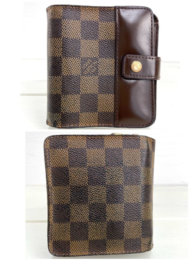良品✨️ LOUIS VUITTON ルイヴィトン ダミエ コンパクトジップ