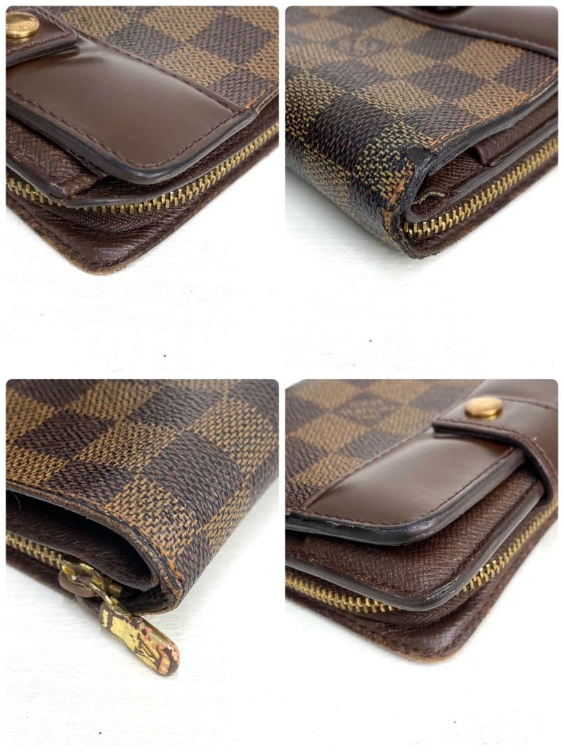 良品✨️ LOUIS VUITTON ルイヴィトン ダミエ コンパクトジップ
