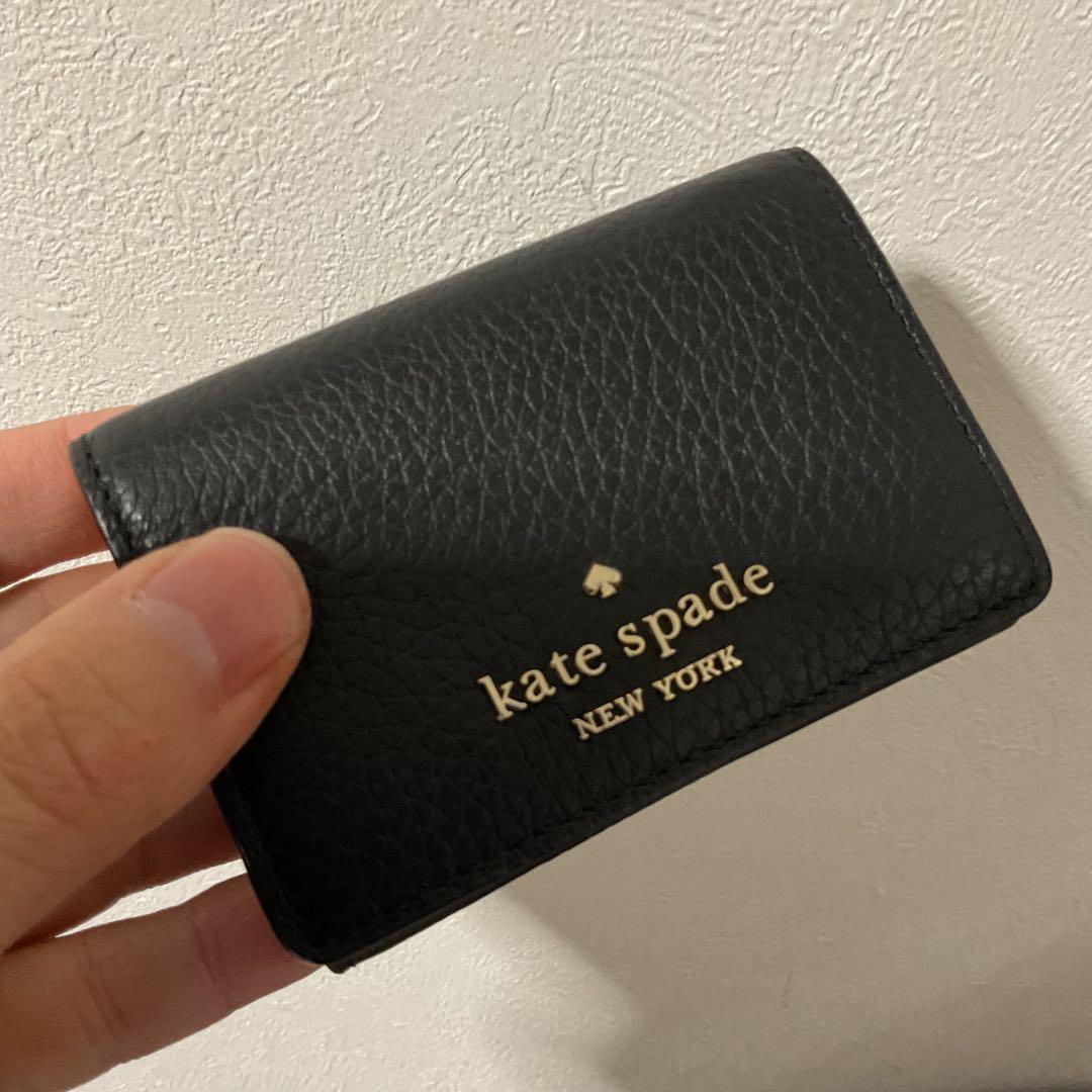 ☆開店セール☆25年購入 新品未使用 美品 ケイトスペード レザー 折り財布②