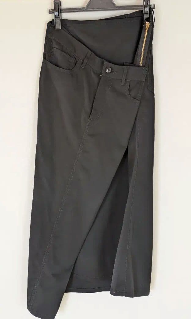 【未使用同様】JUNYA WATANABE 2004aw ロングスカート 黒 M