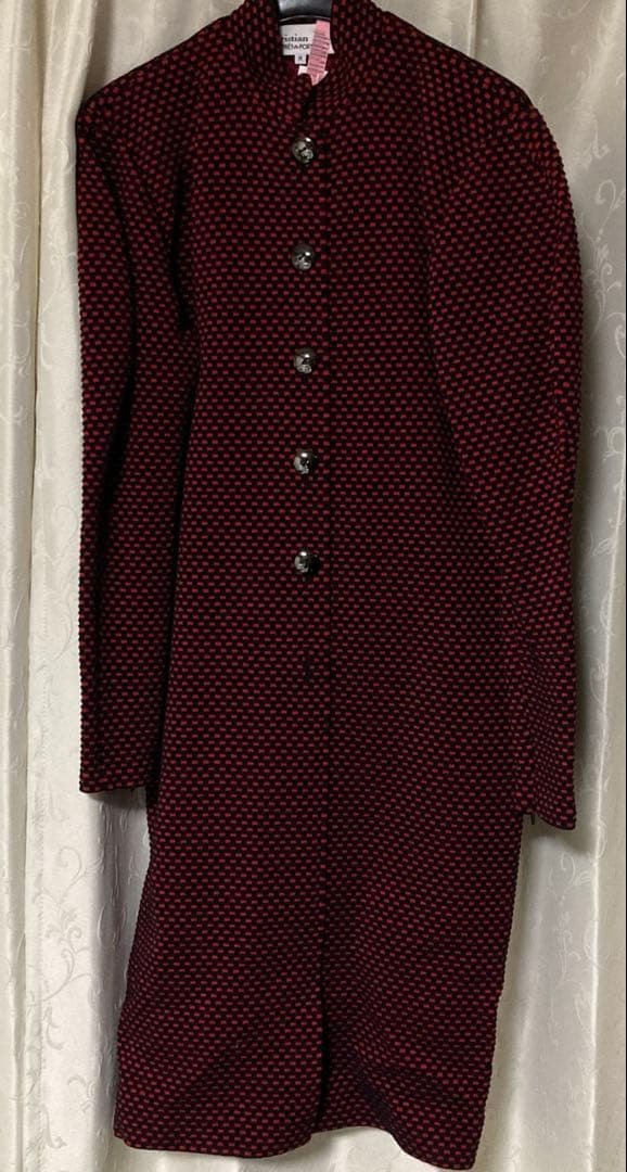 Christian Dior クリスチャン　ディオール赤と黒ワンピース　M