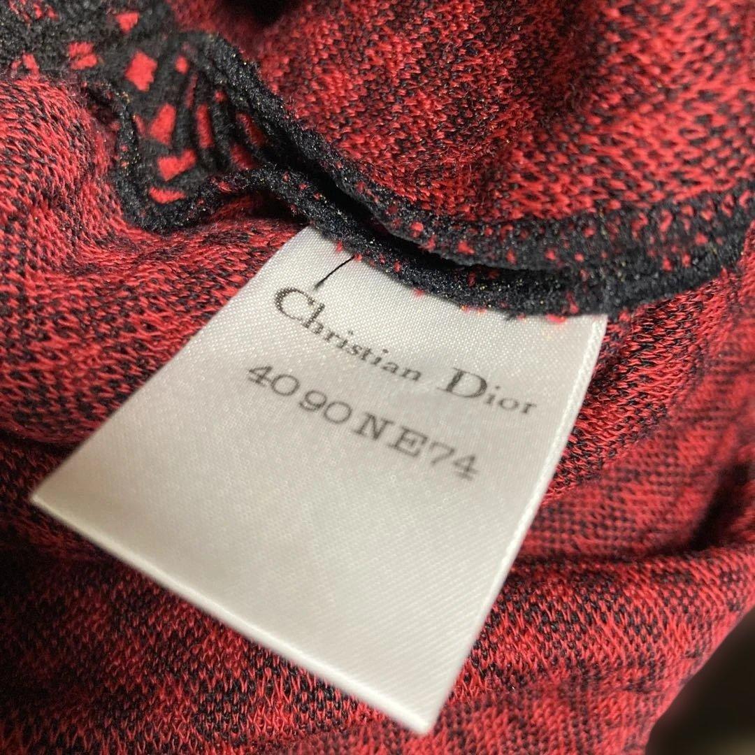 Christian Dior クリスチャン　ディオール赤と黒ワンピース　M