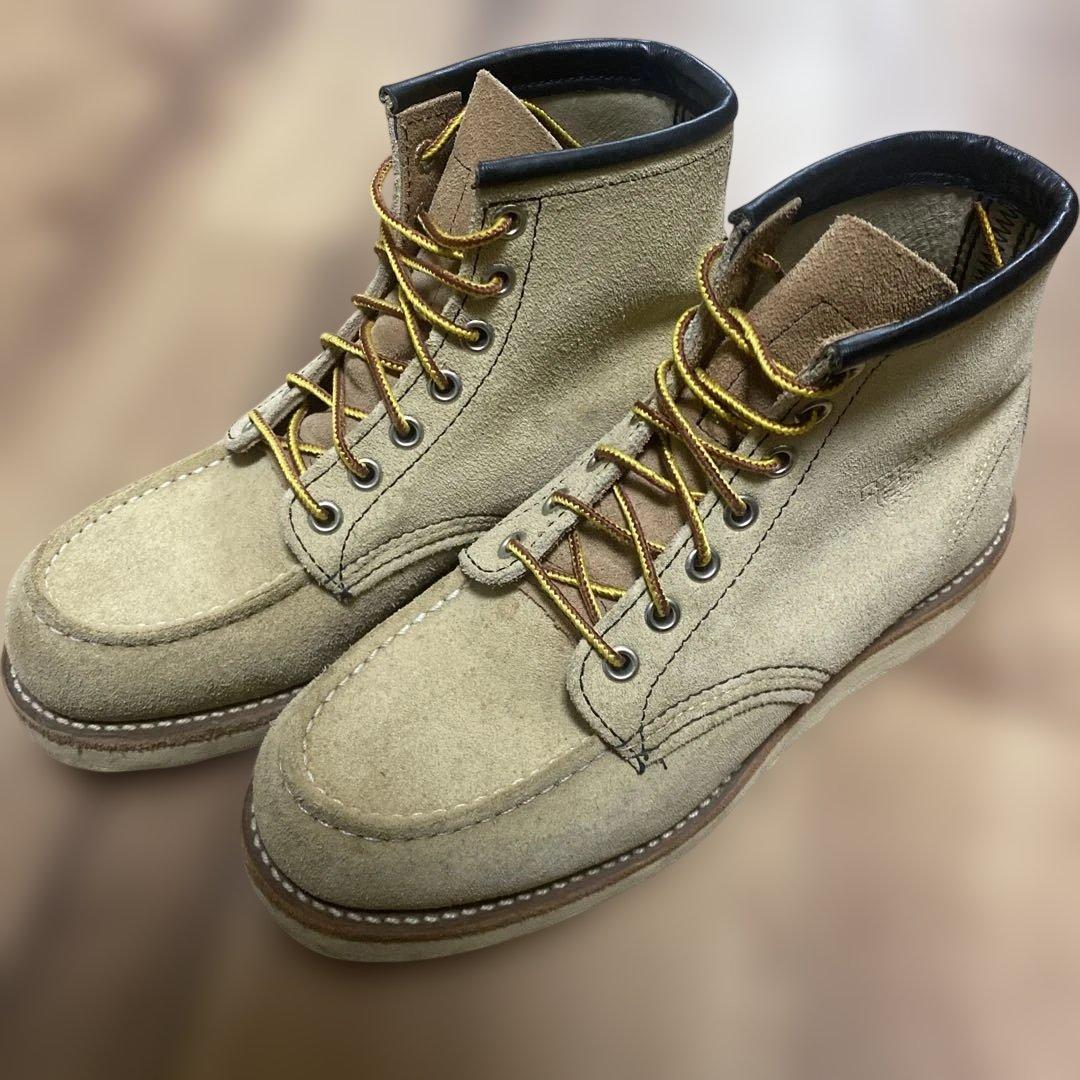 d*e様 レッドウィング　RED WING 8173 ベージュ スエード ブーツ