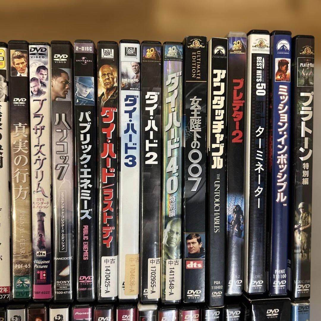 中古洋画・邦画　63枚まとめ売り 大量DVDセット