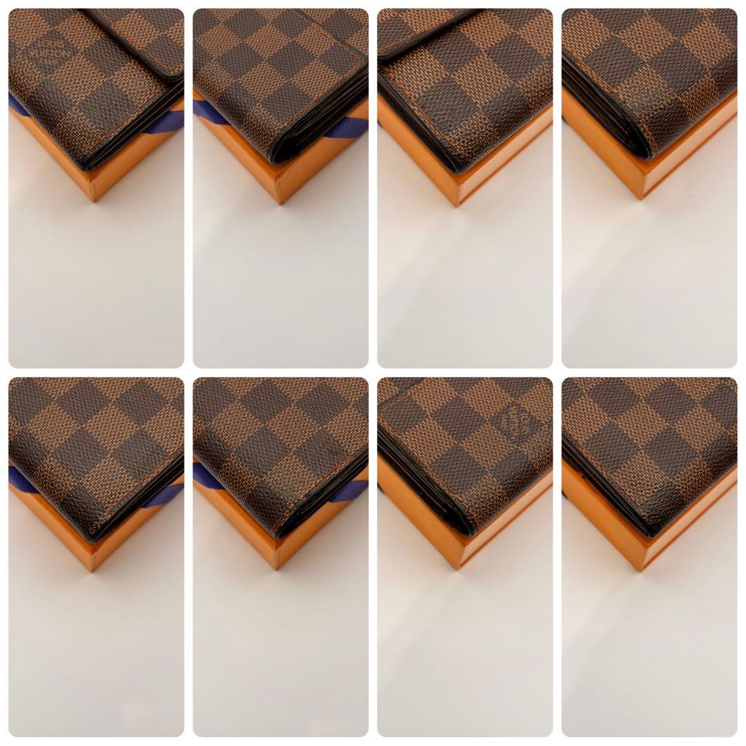 【鑑定済み】ルイヴィトン✨ダミエ✨長財布✨ポルトフォイユサラ✨二つ折り財布
