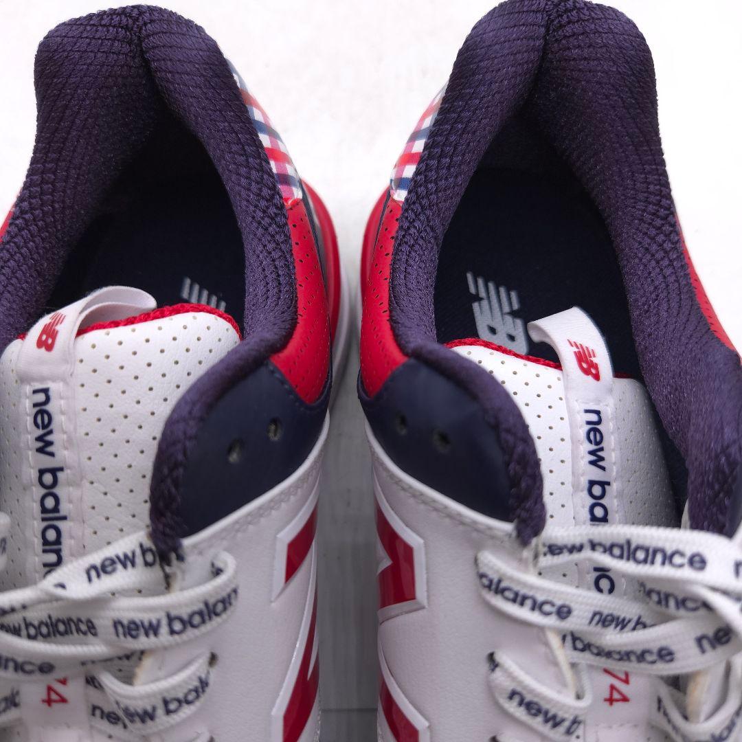 美品 new balance ニューバランス ゴルフシューズ 24.5cm