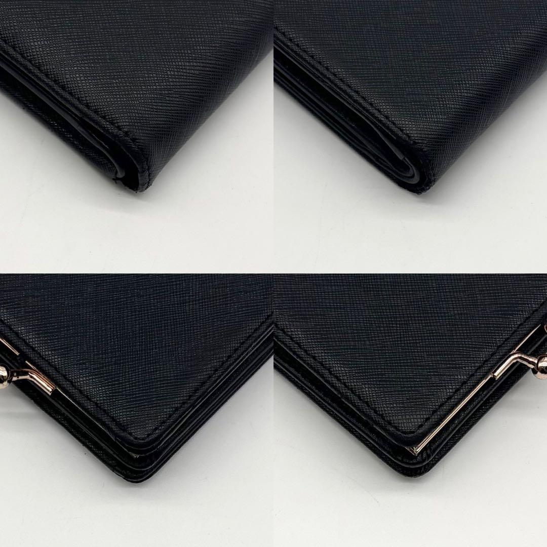 【美品】付属品完備 ヴィヴィアンウエストウッド レザー 二つ折り財布 オーブ