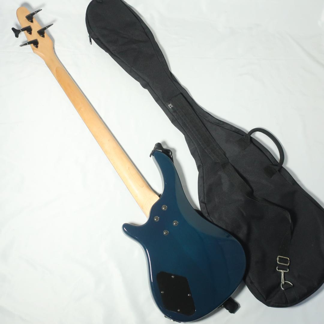 ESSEX リボルバータイプ エレキベース ストラップ＆ケース付 ネイビー 軽量