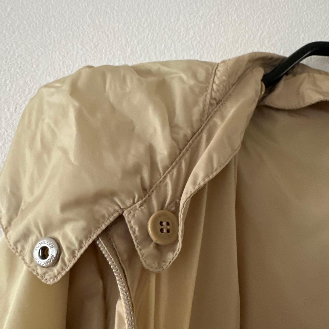 Moncler モンクレール　コート ベージュ取り外しフード付きサイズ1