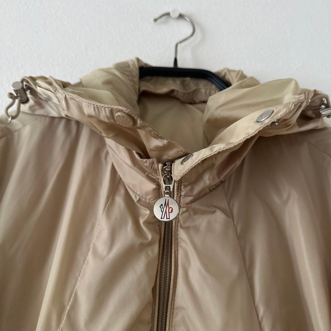 Moncler モンクレール　コート ベージュ取り外しフード付きサイズ1