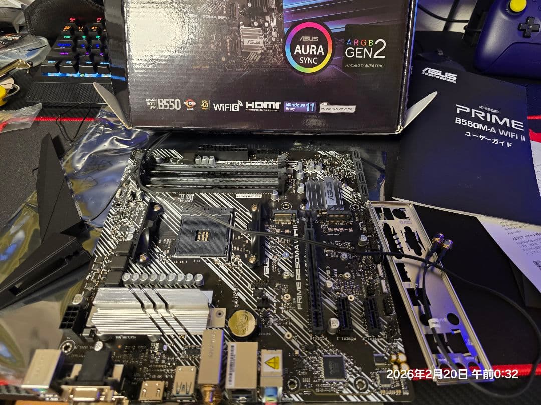 【連休限定割引】ASUS B550M-A WIFI II マザーボード