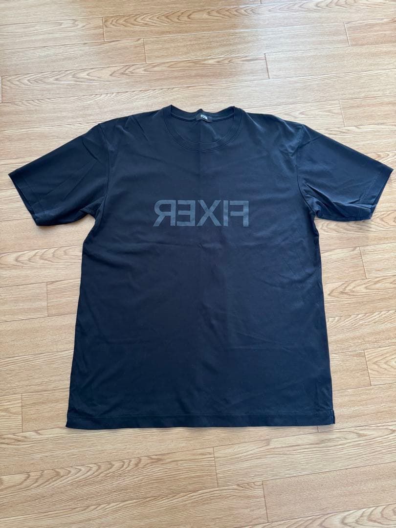 【希少】FIXER フィクサー リバースプリント Tシャツ オールブラック 干場