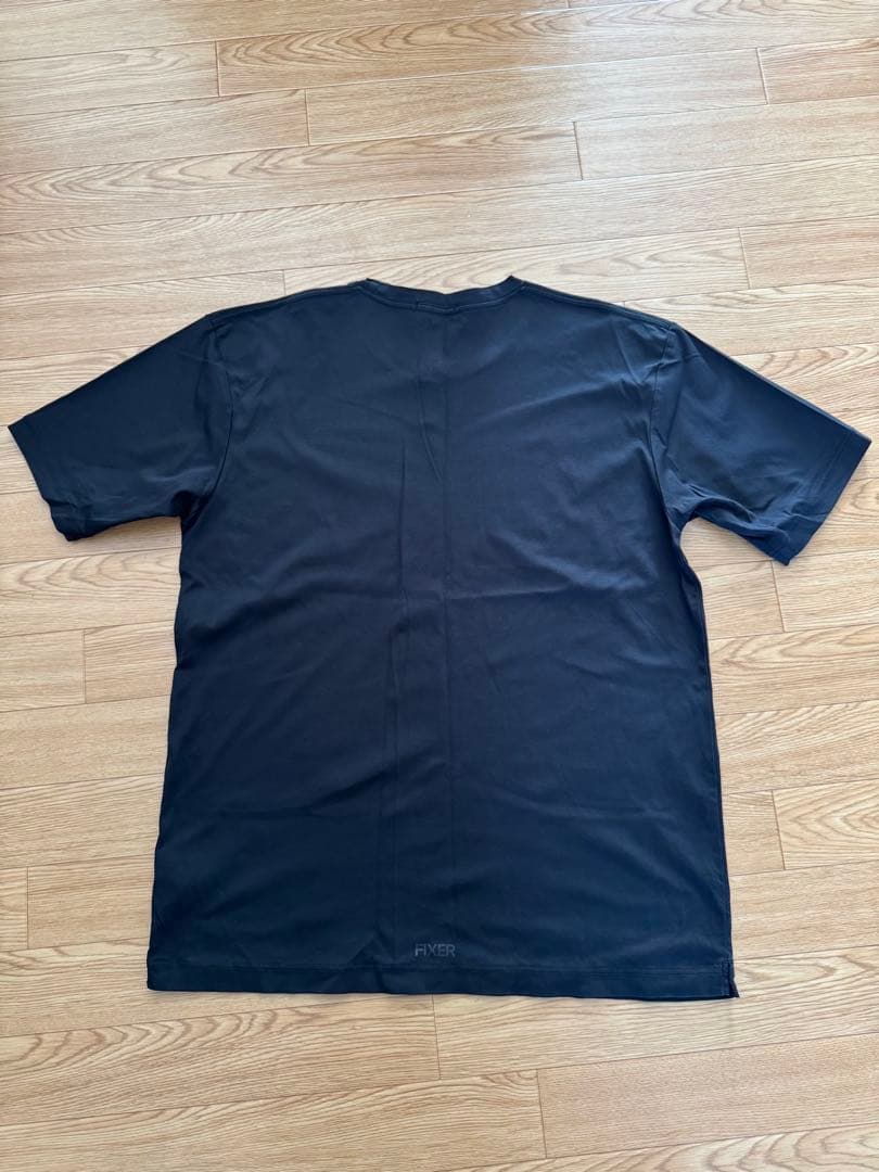 【希少】FIXER フィクサー リバースプリント Tシャツ オールブラック 干場