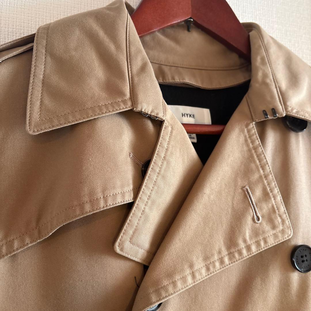 【美品】HYKE トレンチコート　サイズ2