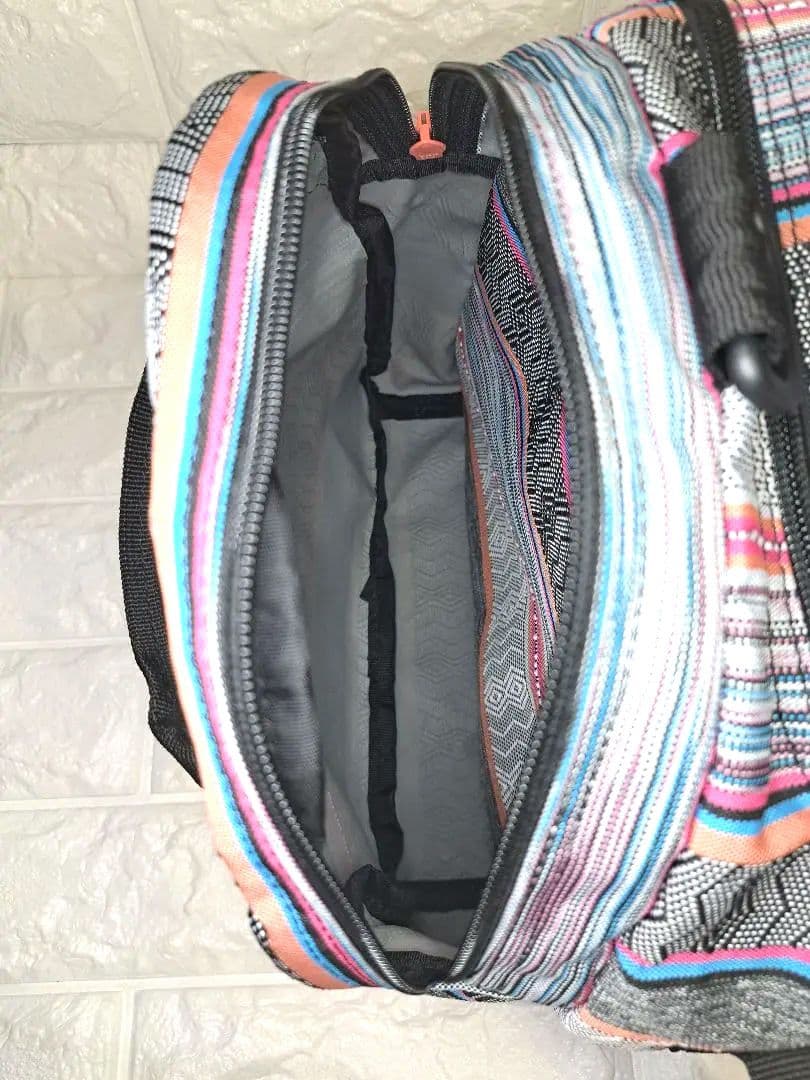 ✨新品未使用✨Dakine ボストンバッグ マルチカラー ストライプ
