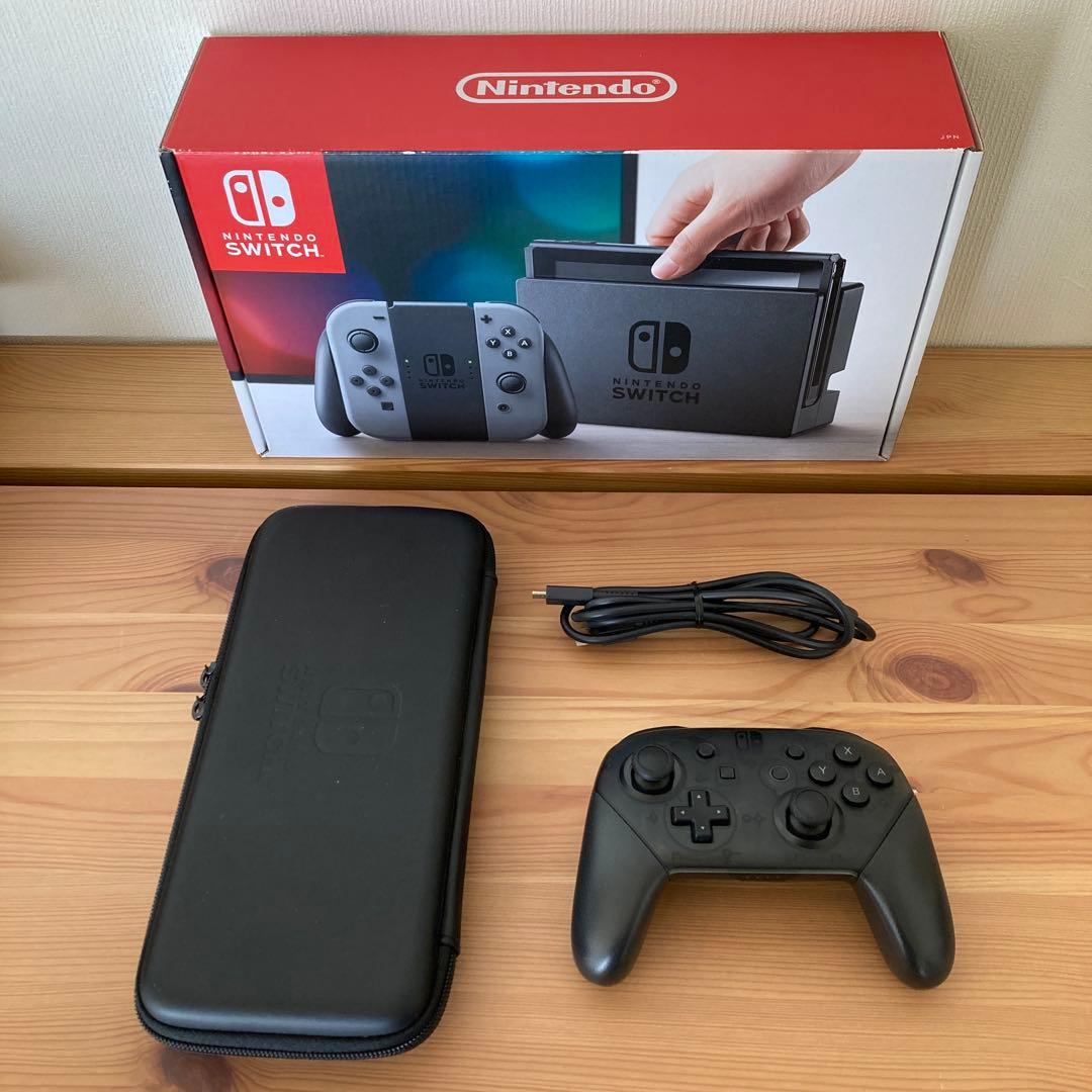 ニンテンドースイッチ　本体　プロコンセット