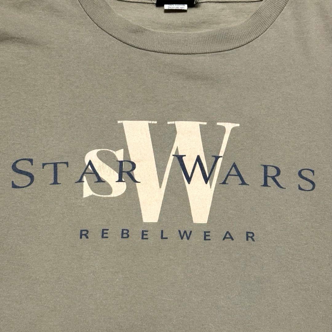 ヒ*ロ様 希少 XL 90's STAR WARS REBEL WEAR Tシャ