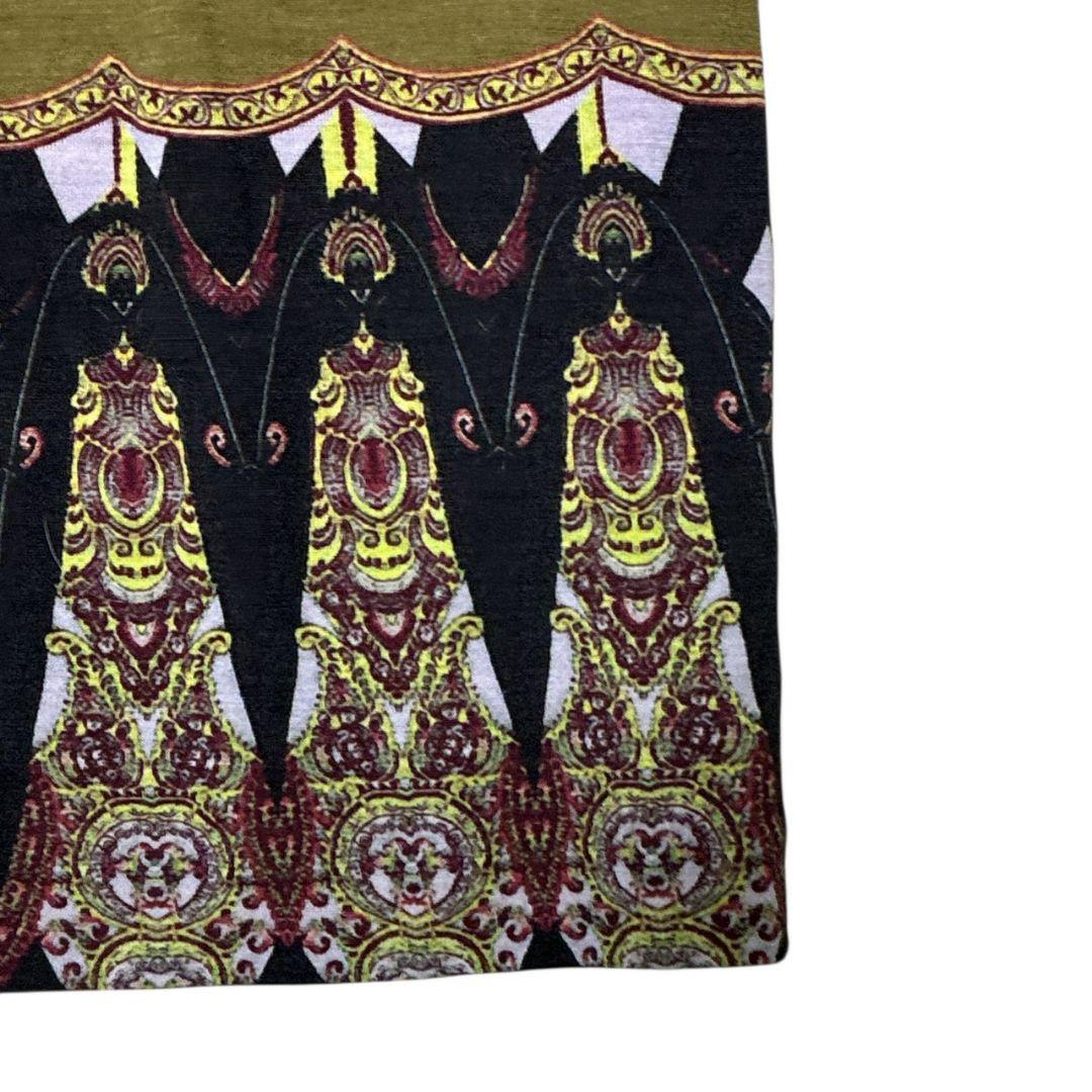 【美品】ETRO エトロ ワンピース ベルト付 ペイズリー柄 イタリア製 42