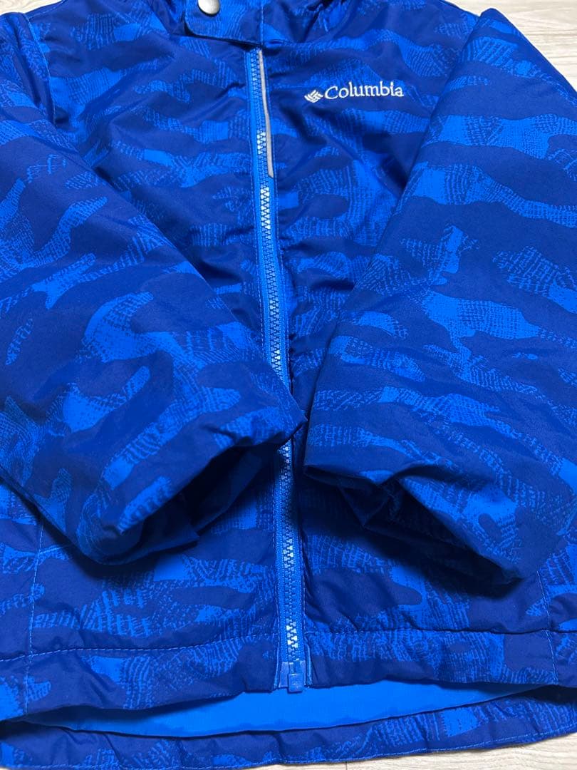 【美品】Columbia スキーウェアセット 110サイズ 青