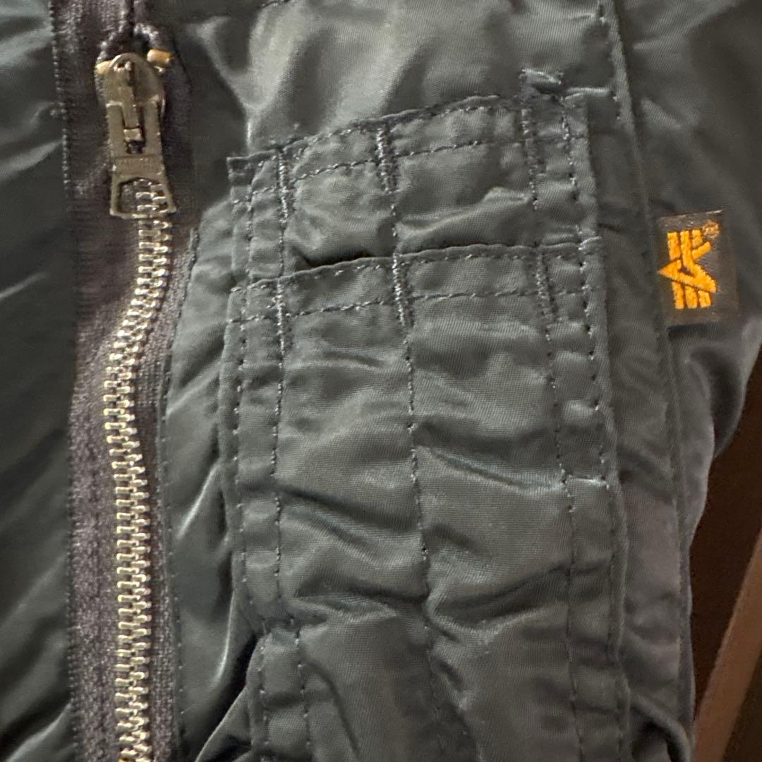 ジャケット・アウター ALPHA MA-1 90s made in usa navy L