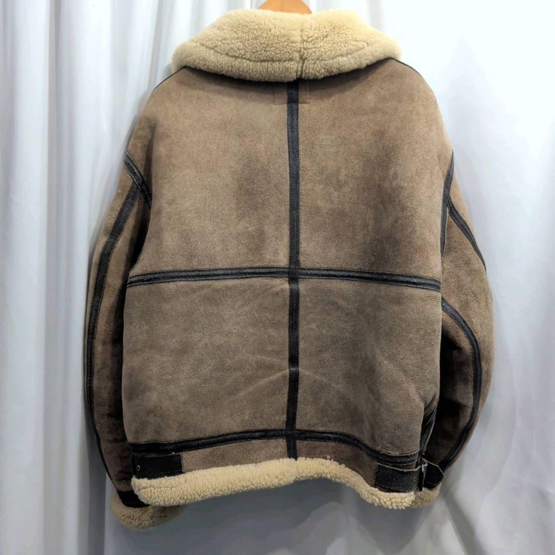 【size:42】USA製 アヴィレックス B-3 ムートン ボンバージャケット