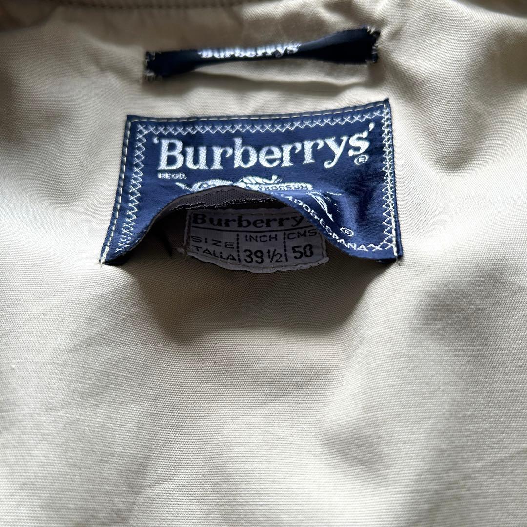 希少✨バーバリー　ヴィンテージ　ブルゾン　スウィングトップ　刺繍　ベージュ　L
