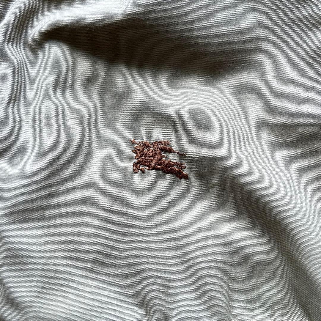 希少✨バーバリー　ヴィンテージ　ブルゾン　スウィングトップ　刺繍　ベージュ　L