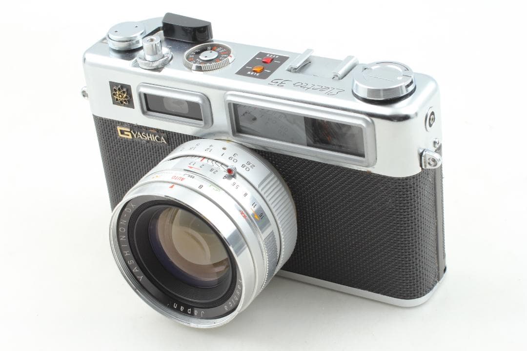 YASHICA Electoro35、コンバージョンレンズ2個、整備済み