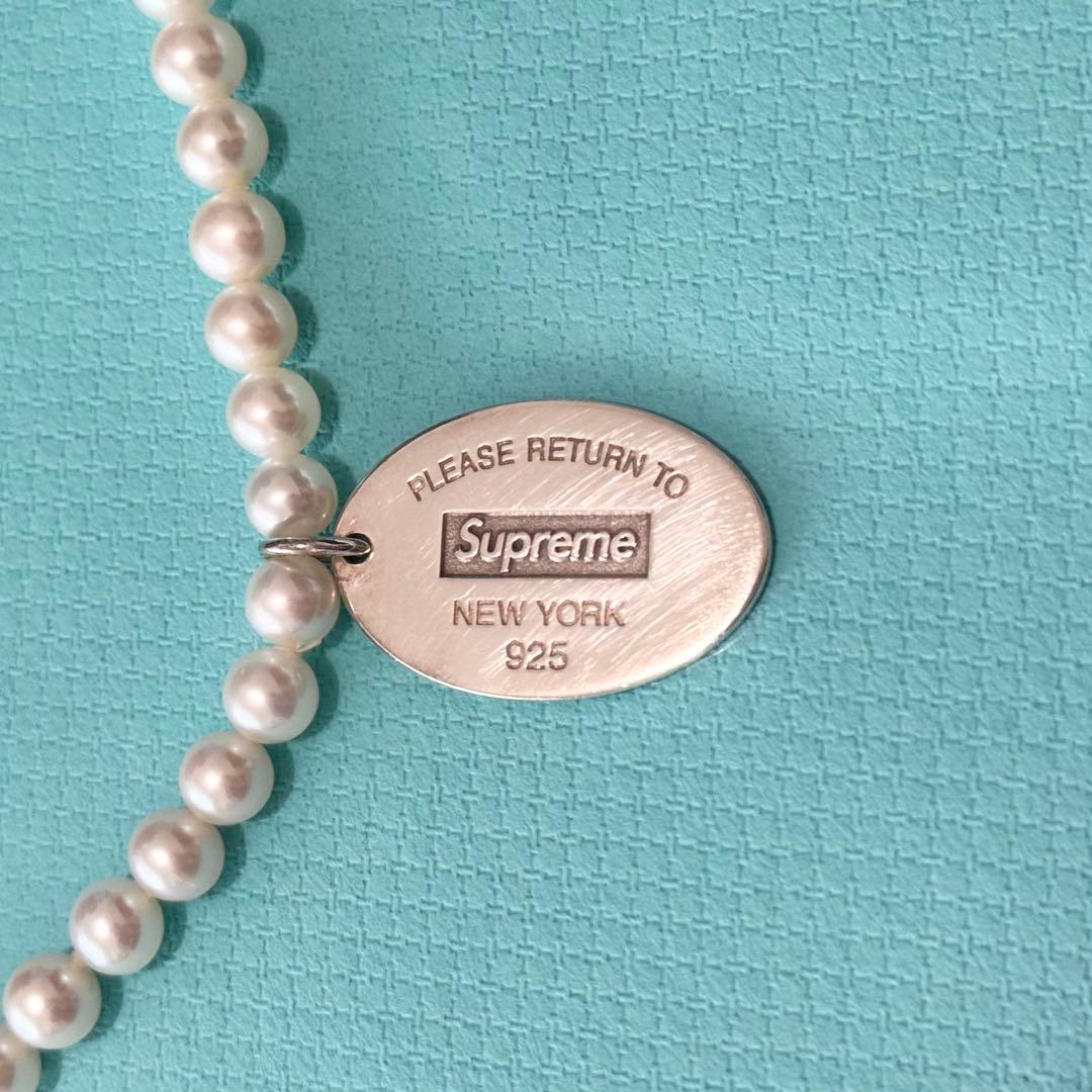 【つ】Supreme Tiffany Pearl Necklace