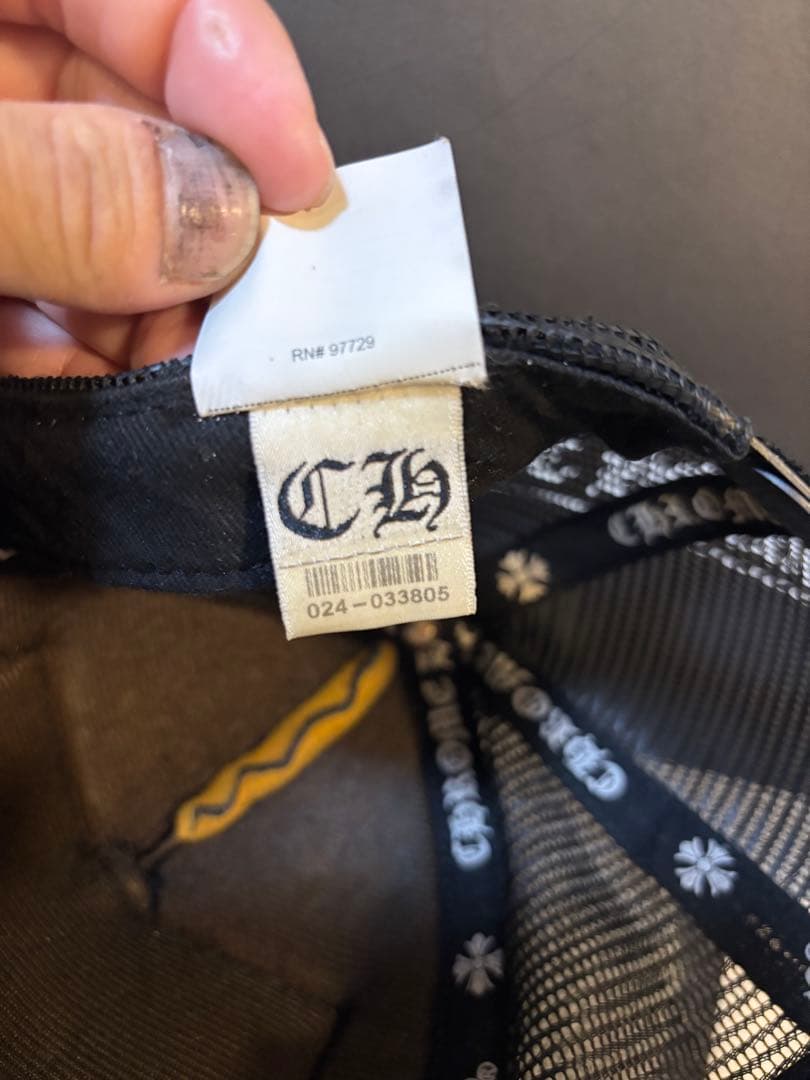 【正規品】クロムハーツキャップ　FKロゴ　ブラック