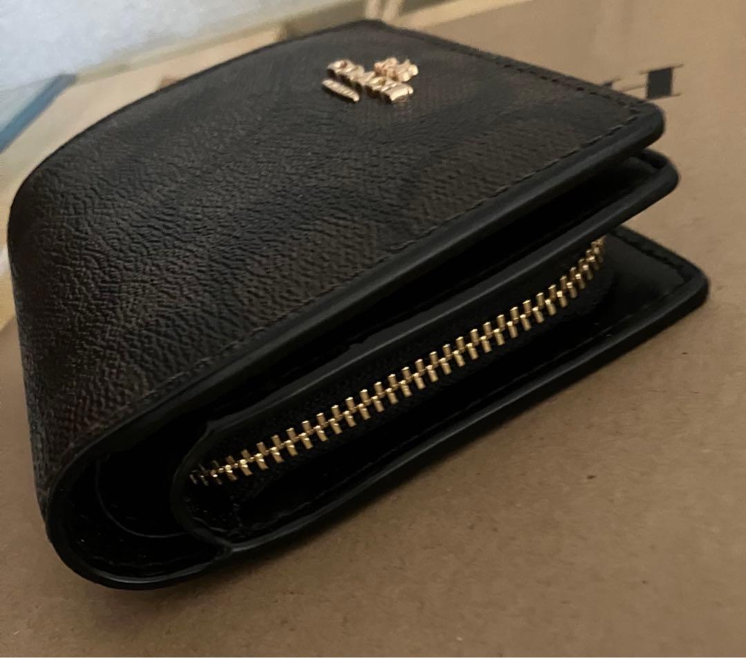 ♡コーチ♡2つ折り財布♡ブラウン美品な中古♡