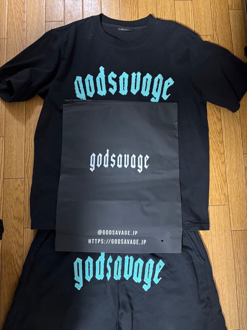 godsavage ブラックセットアップ 袋と箱付き 大幅値下げしました