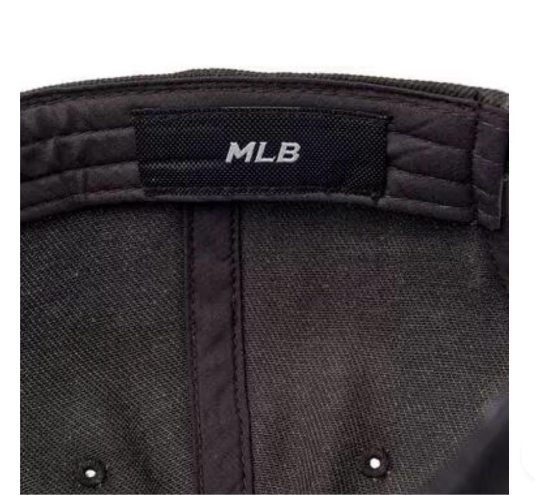 SALE!!【MLB korea】韓国限定＊ダメージキャップ＊ダークグレー＊新品