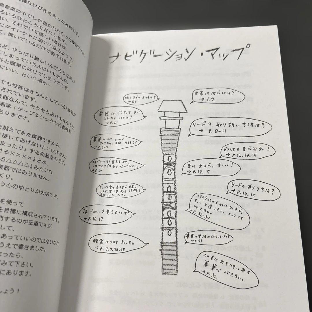篳篥 専用箱入り&練習本「篳篥でポップス」