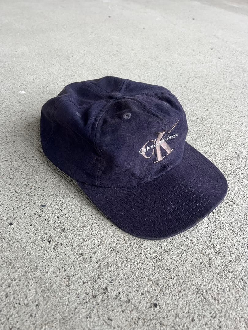90年代 CK   USA製 ロゴキャップ