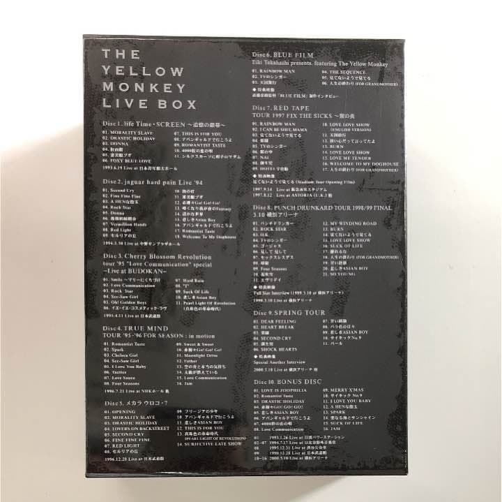 THE YELLOW MONKEY LIVE BOX 【初回生産限定】
