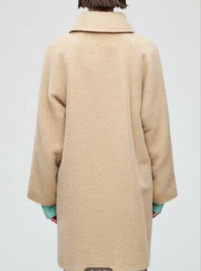 トゥモローランド　シャギー アシンメトリーカラーコート　定価73700円