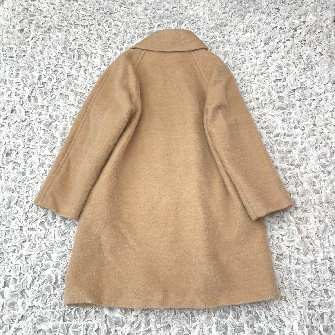 トゥモローランド　シャギー アシンメトリーカラーコート　定価73700円