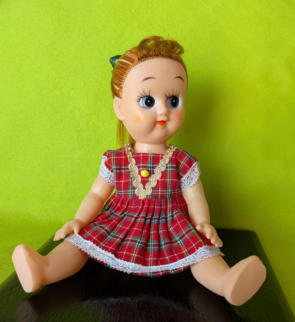 昭和レトロ カールちゃん 30cm ソフビ 日本製 カール人形 美品 時代物