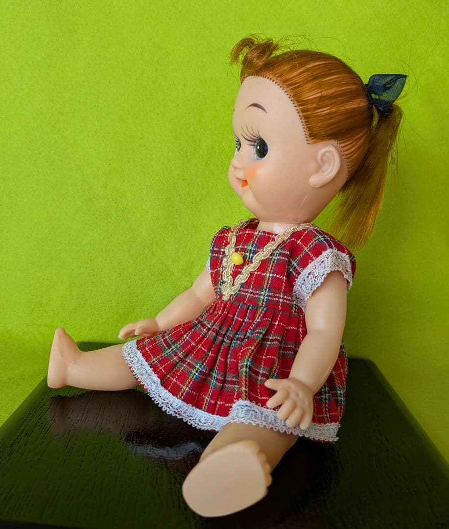 昭和レトロ カールちゃん 30cm ソフビ 日本製 カール人形 美品 時代物
