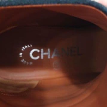 【美品】CHANEL　シャネル　ココマーク　スエード　ショートブーツ　ブラック