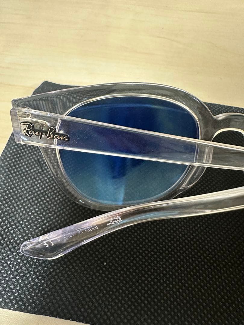 し*や様 Ray-Ban（レイバン）サングラス クリアフレーム ブラックレンズ