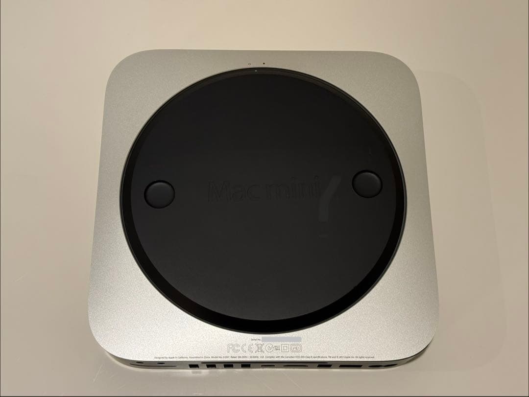 Macデスクトップ Mac mini Late 2012 Core i7 16GB SSD 1TB