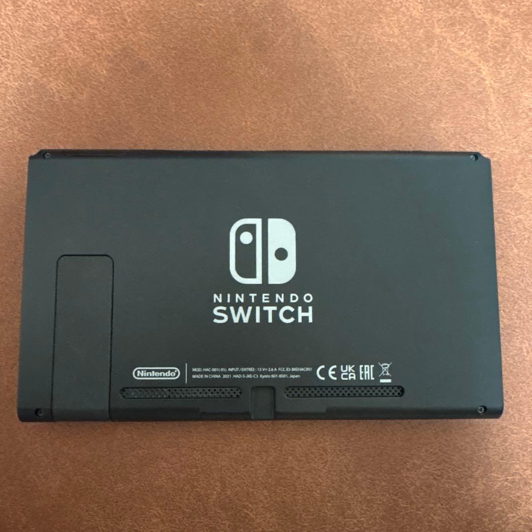 Nintendo Switch 本体 青ジョイコンゴム削れ