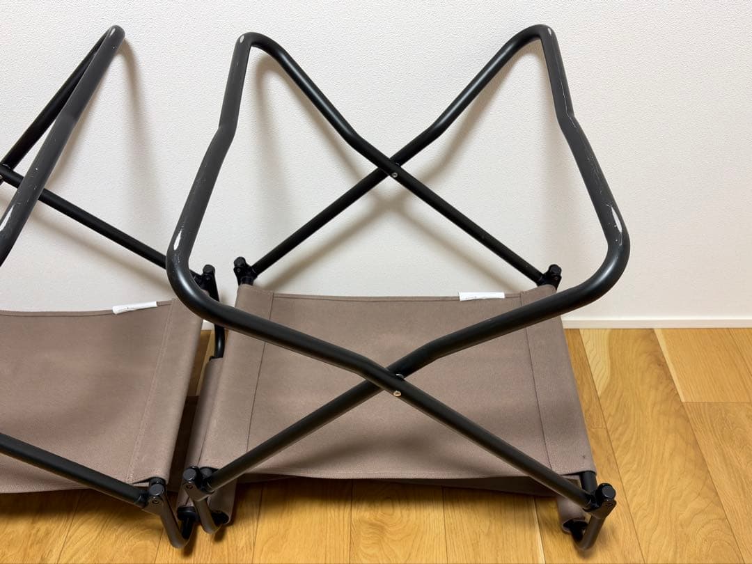 スノーピーク　FDチェアワイド グレー LV-077GY　2脚セット　③